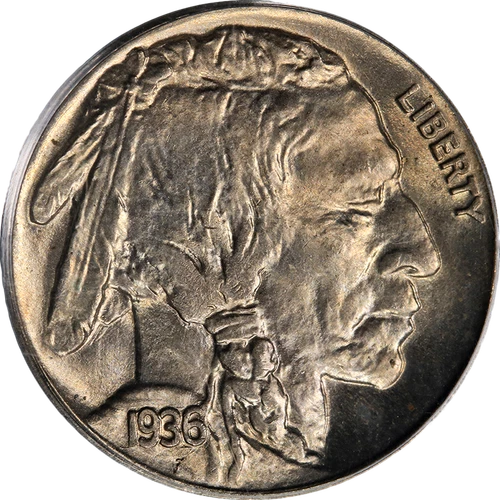 1936-D Buffalo Nickel PCGS MS66 Great Eye Appeal Strong Strike