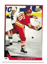 GARY ROBERTS 1993-94 UPPER DECK CARD NEAR MINT+ CONDITION