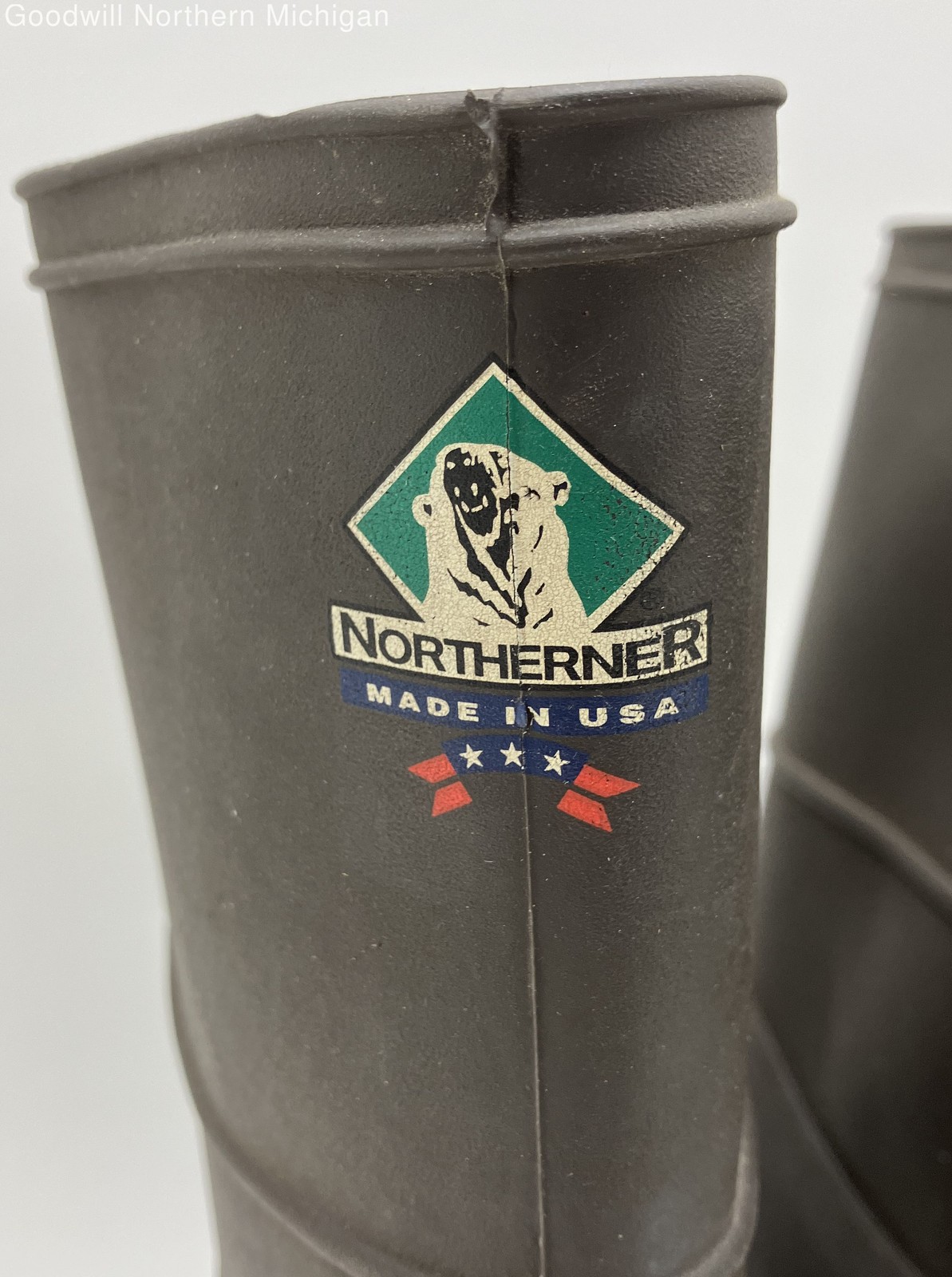 Northerner Brown Solid Rain Boot Boot Men 10 - image 3