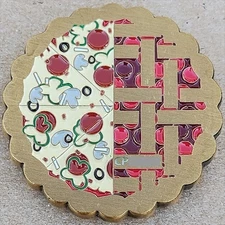 Geoswag C&P Club March 2024 Geocoin & Pin - Pi Day - Activated & Adoptable