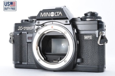 US Duty Free [N MINT] MINOLTA X-700 SLR Film Camera Black Body From JAPAN #271