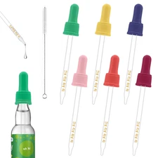 Glass Dropper Pipettes Compatible with Sodastream Bubly Drops Flavors, Flavoring