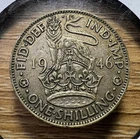 Photo of a 1946 George VI Shilling from an eBay listing that sold on Jun 11, 2026