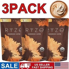 Organic Mushroom Coffee - Coffee for Better Energy - 30 Servings Pack of 3 