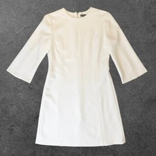 Alice + Olivia Employed Gem Shift Dress White Women's Size 2