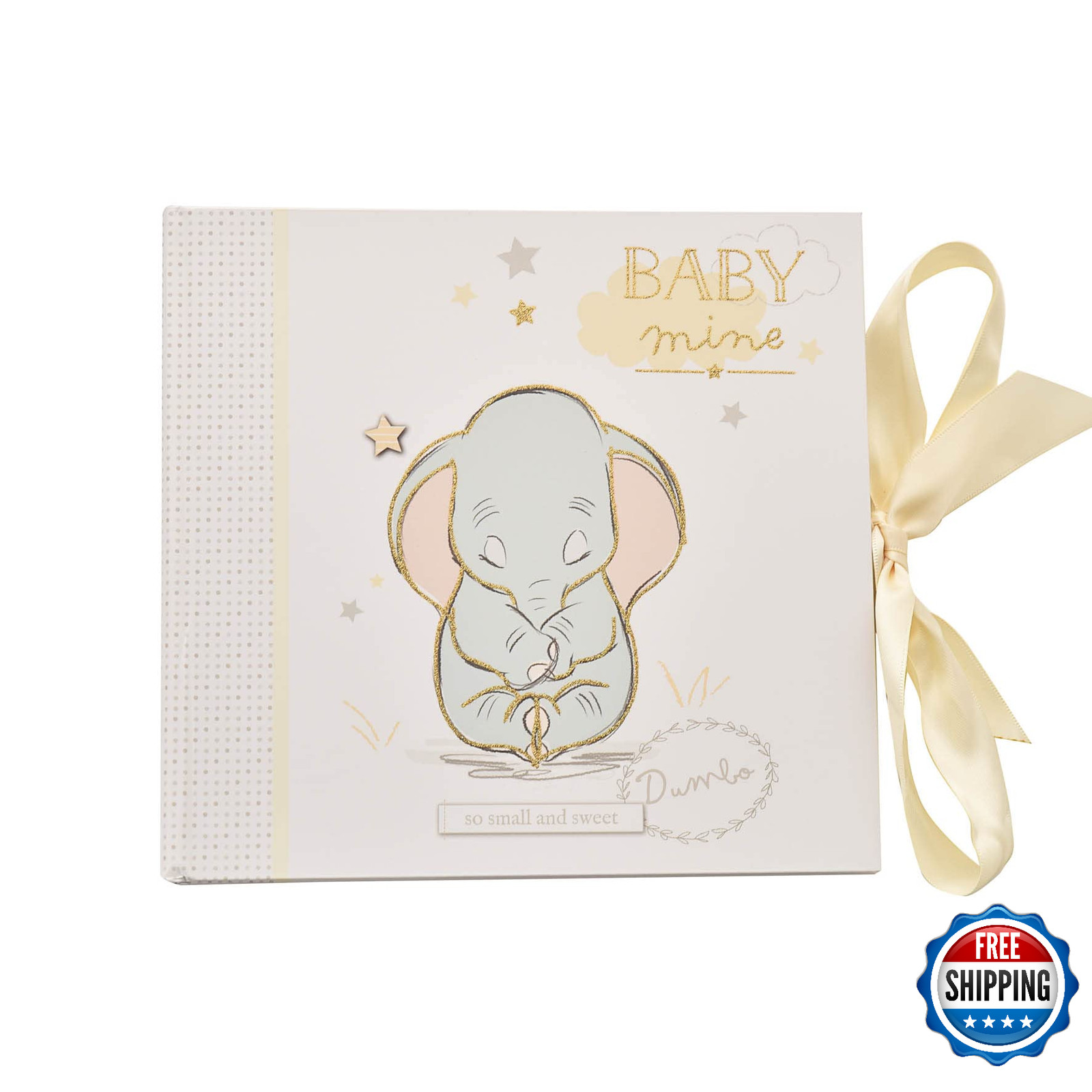Happy Homewares Dumbo Baby Mine Photo Album - Magical Beginnings Keepsake