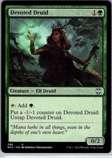 MAGIC: THE GATHERING DEVOTED DRUID 286 COMMANDER: STREETS OF NEW CAPENNA