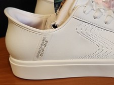 SKECHERS White Faux Leather Athletic Shoes for Women for sale | eBay