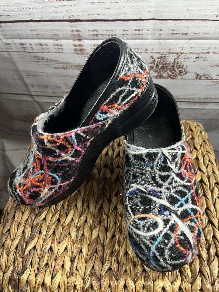 Zuecos Dansko para mujer multicolor EU 39 US 9 tejidos zapatos cómodos sin cordones Foto 3 de 4