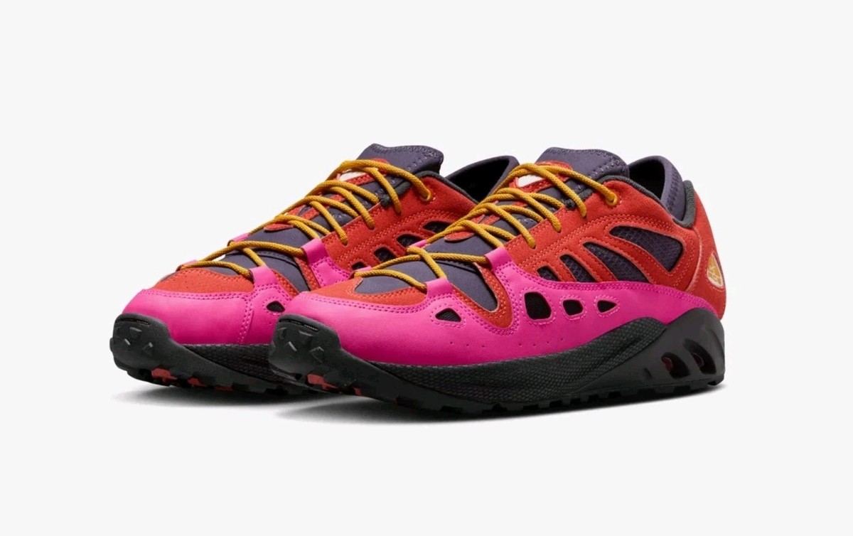 Nike ACG Air Exploraid Trail Sneakers Light Wild Mango Outdoor Hiking Shoes 7.5 Nike ACG Air Exploraid Light Wild Mango Dark Raisin Shoes  main image 3