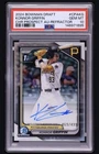 2024 BOWMAN DRAFT CHROME PROSPECT AUTO REFRACTOR KONNOR GRIFFIN /499 PSA 10