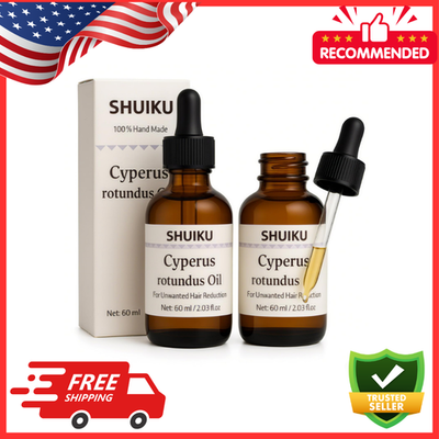 #ad Cyperus Rotundus Oil for Hair Removal 2 PACKS – 100% Pure Natural Cyprus Oil ? $10.87