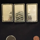 Northwest Territorial Mint 3x 1oz 999 Silver Bars Pan American Silver Bullion