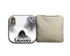 IMF Callous - White - 5.5/9 Hybrid - ACO Stamped - Pro Cornhole Bags - Set of 4