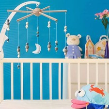 Wooden Mobile Frame Kit Bell Accessories Creative Hanger DIY Decoration DIY Home