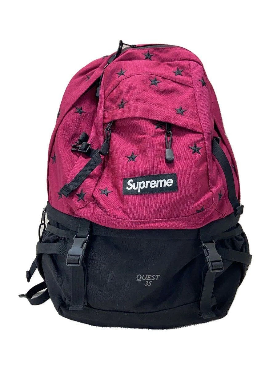 Sac à dos Supreme nylon rose occasion