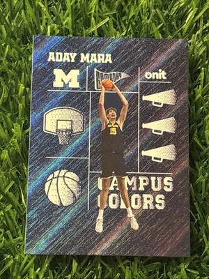 2025-26 Onit Michigan Wolverines Campus Colors Blue Holo #CC-1 Aday Mara