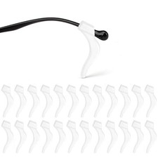 12 Pairs Eyeglasses Ear Grips, Anti-Slip Elastic Comfort Glasses Retainers fo...