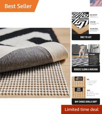 Strong Rug Pad Gripper, 4x6 FT, Designed, Grips Help Keep Area Rugs Safe and...