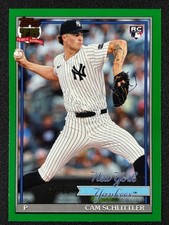 Cam Schlittler 2026 Topps Series 1 1991 Green 94/99 RC ROOKIE YANKEES #T91-86 