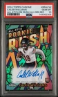 2024 Topps Chrome All-Etch Rookie Rush Auto Caleb Williams Green/99 GEM PSA 10