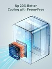 4L Mini Fridge for Skincare & Food, 110V/12V Cooler & Warmer Portable Refrige...
