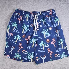 Chubbies Men  s Neon Lights Classic Swim Trunks Large Shorts Lined 5.5  Stretch