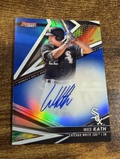 WES KATH 2022 Bowman's Best #B22-WK Prospect Blue Refractor Auto /150
