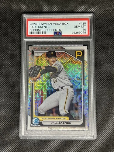 2024 Bowman Chrome Prospects PAUL SKENES Mojo #125 PSA 10 Pittsburgh Pittsburgh