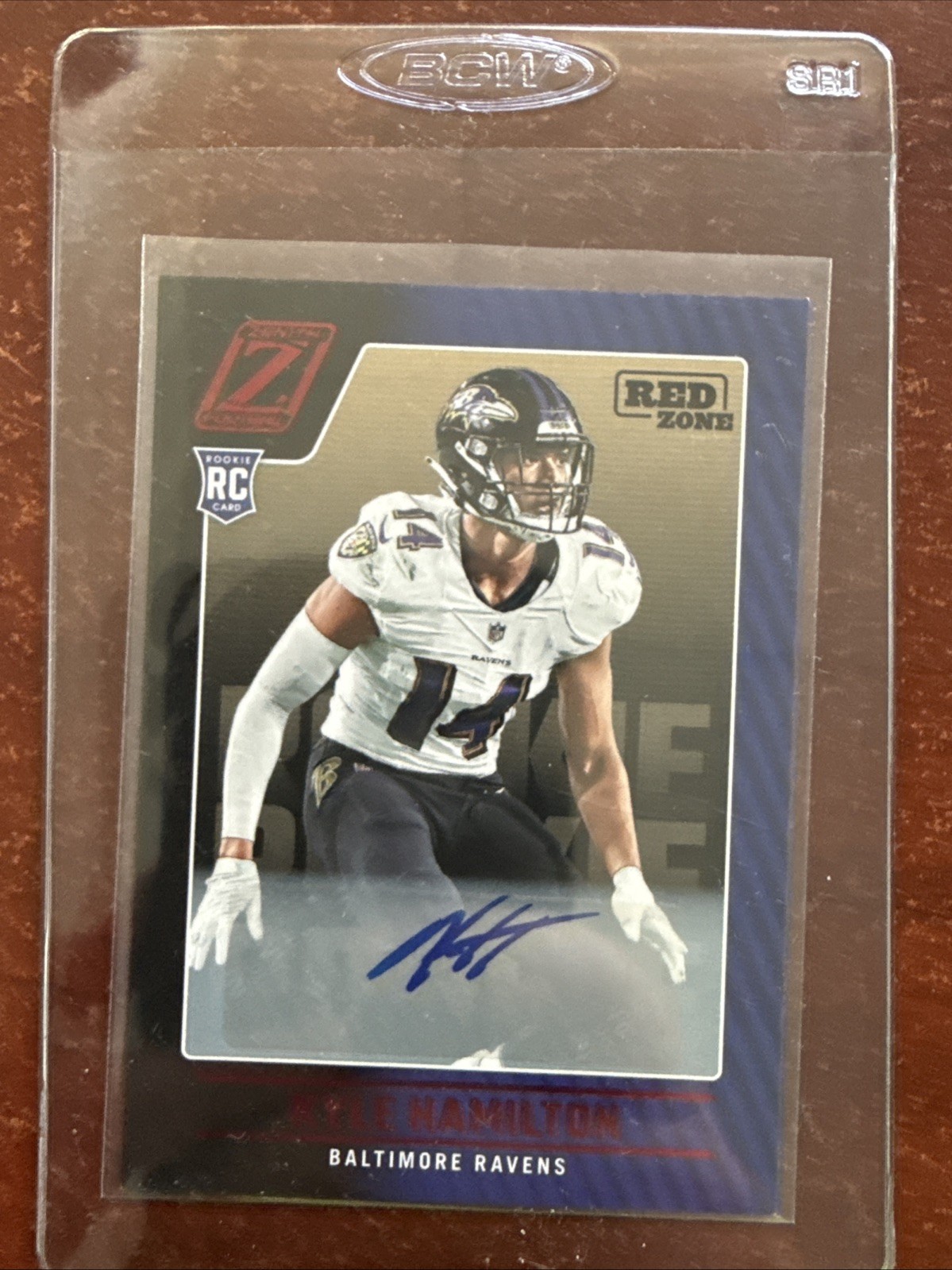 Kyle Hamilton Panini Zenith #138 Red Zone