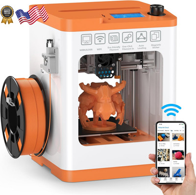 Newest Tina2S 3D Printer HEPHI3D 3D Printers WiFi Cloud Printing Auto Bed Le...