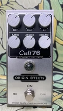 Origin Effects Cali76 Compact Bass Compressor Guitar Effects Pedal - Silver