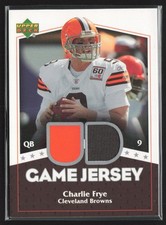 2007 Upper Deck #UDGJ-CF Charlie Frye UD Game Jerseys