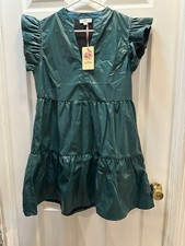 Entro Smooth Operator Faux Leather Dress Size M