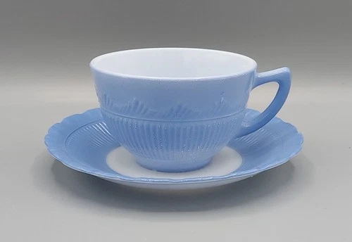 Oxford Depression Glass Cup and Saucer