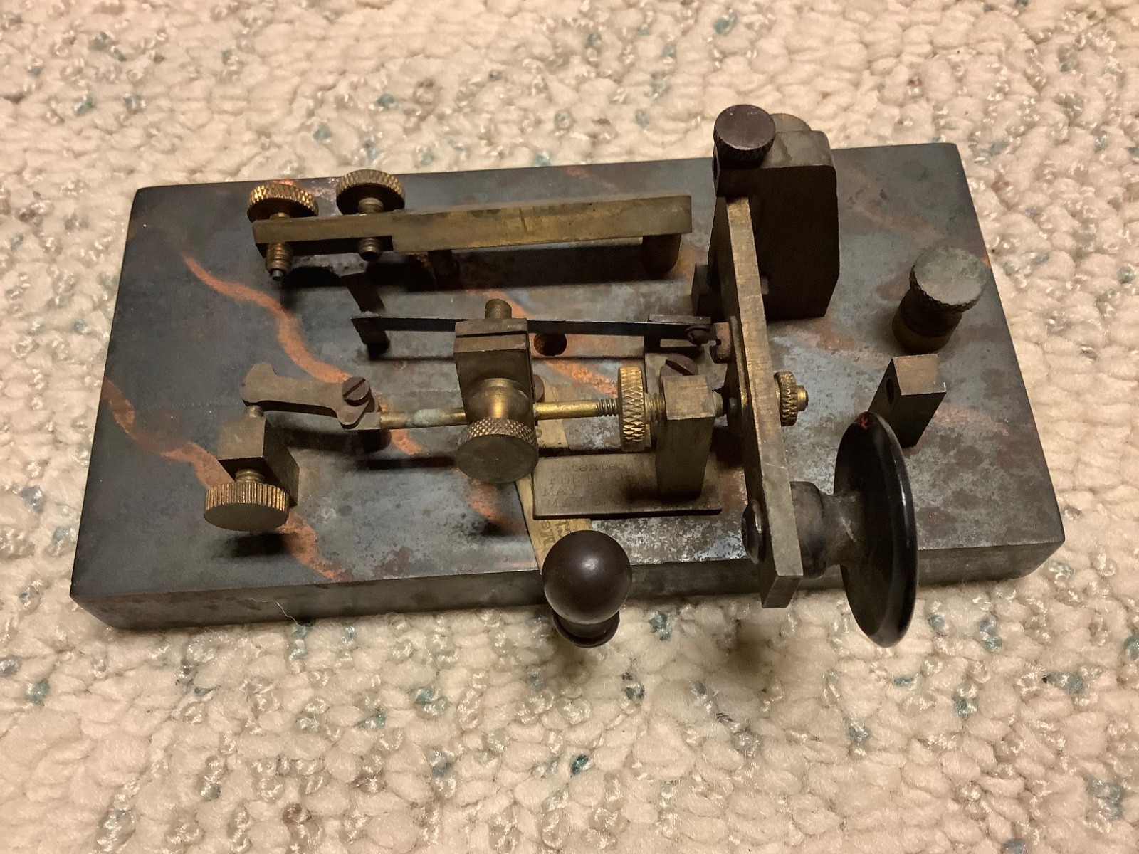 vintage Mecograph telegraph key parts or restore