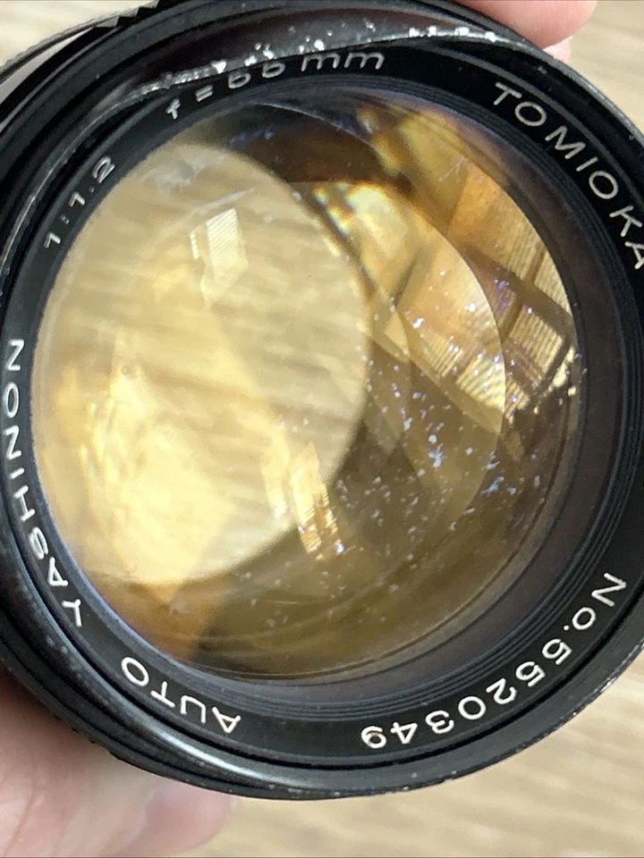 Special Tomioka Auto Yashinon 55mm 1.2 M42 Screw Mount Made In Japan - Image 4 of 4
