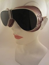 VINTAGE FLIEGERBRILLE AVIATOR OLDTIMER GOGGLE...
