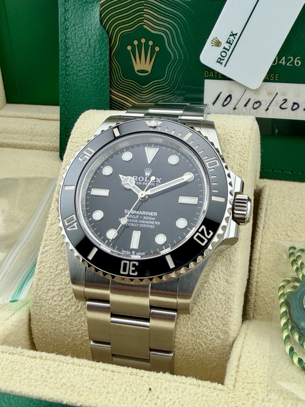 2022 ROLEX Submariner No Date 124060 40mm Full Set PX & Finance Available