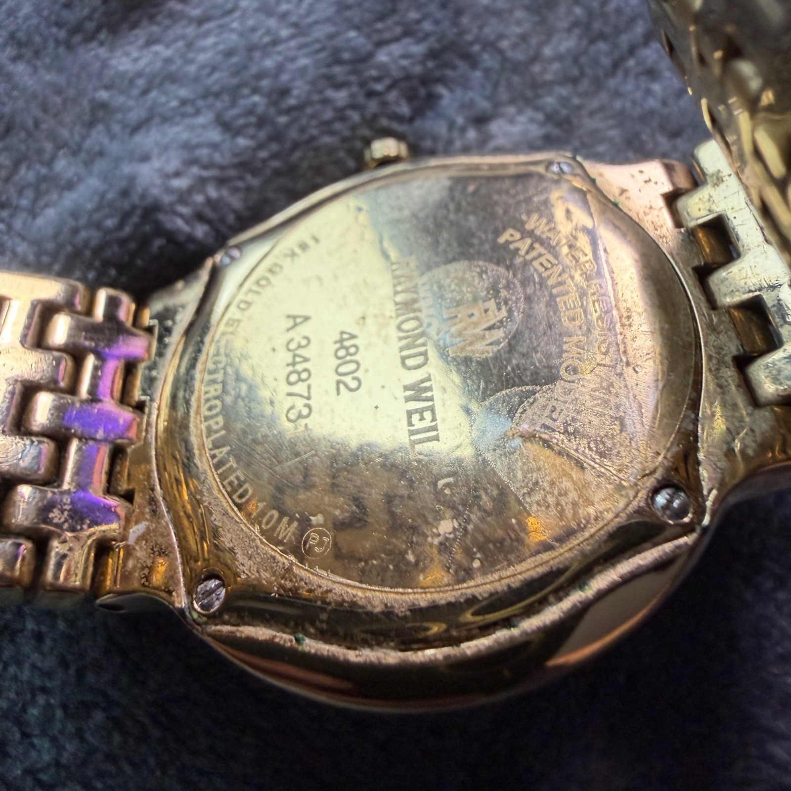 Raymond Weil Geneve Fidelio 4802 18K Gold Electroplat… - Gem