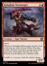 Kolaghan Warmonger - March of the Machine: The Aftermath #0017 MTG Magic The Gat
