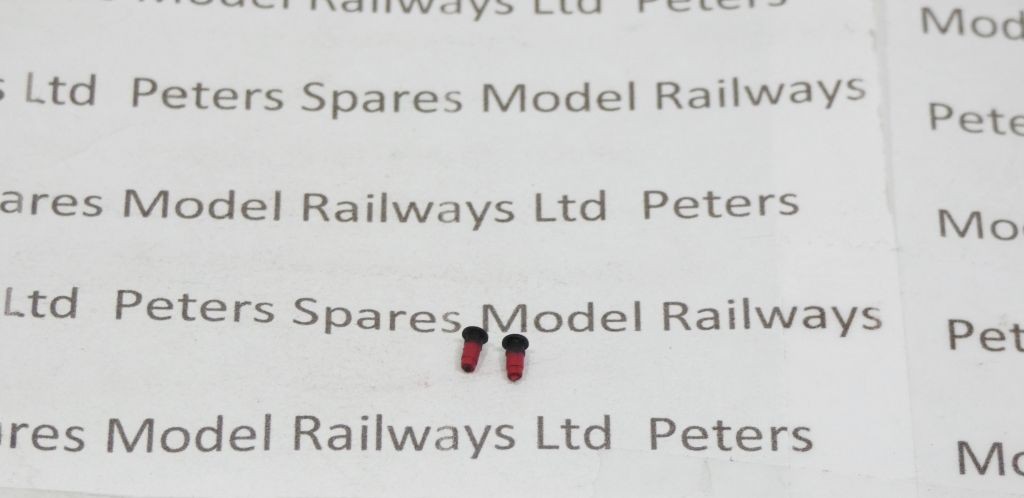 Dapol 111639 Terrier N Gauge Buffer Red Shank (Pair)
