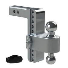 Weigh Safe LTB82KA Aluminum Adjustable Drop Hitch 8" for 2" Receiver