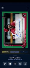 Topps Bunt '25 Flagship Collection 25 Elly De La Cruz Green Legendary DIGITAL