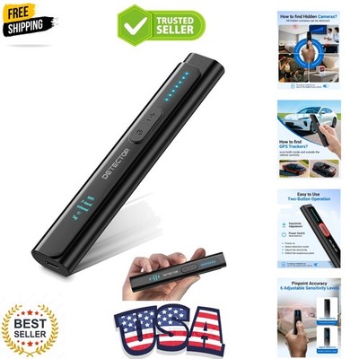 Hidden Camera Detectors 6-in-1 Hidden Bug and Camera Detector GPS Tracker Det...