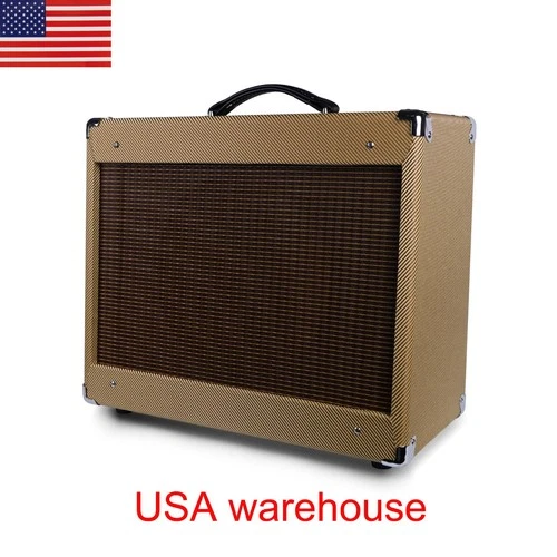 US 5E3 Tweed Type Deluxe Guitar Tube Amp Amplifier Cabinet DIY Box Case