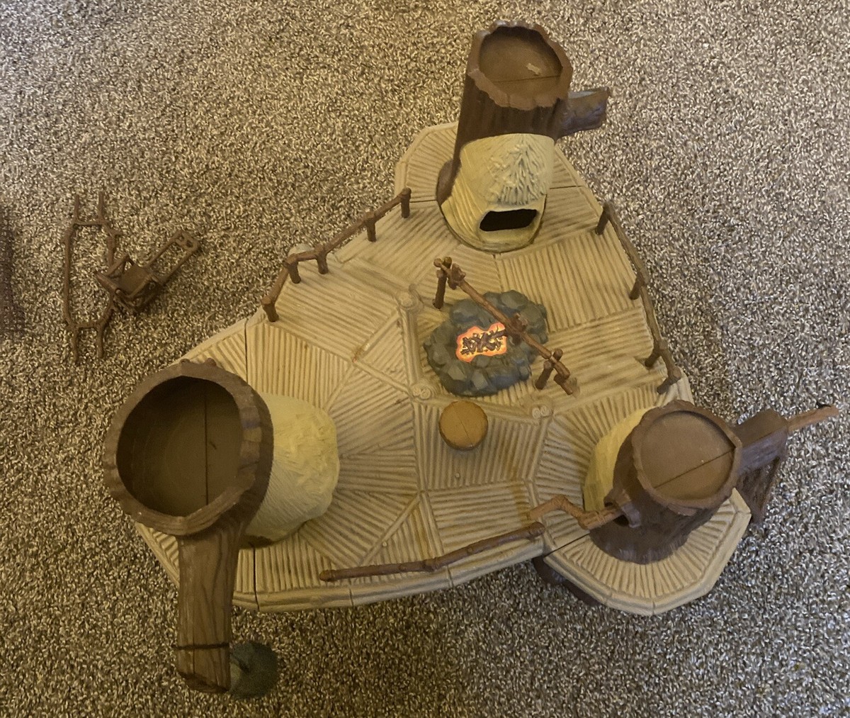 Vintage Kenner Star Wars Ewok Village Playset Complete 1983 ROTJ