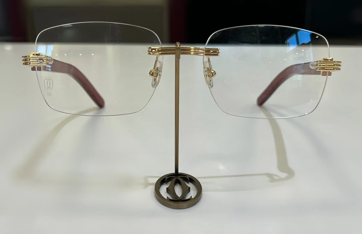 cartier glasses men rimless