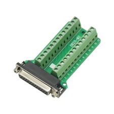 DB25 Female 25Pin Plug Breakout PCB Board Terminals D-SUB Connector DB25 Adap...