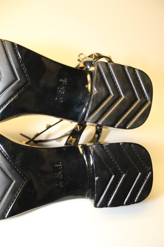 MIA Womens Indi Size 9 M 40 NEW Black Studded Jelly Square Toe Shoes Q100260 - Picture 21 of 24